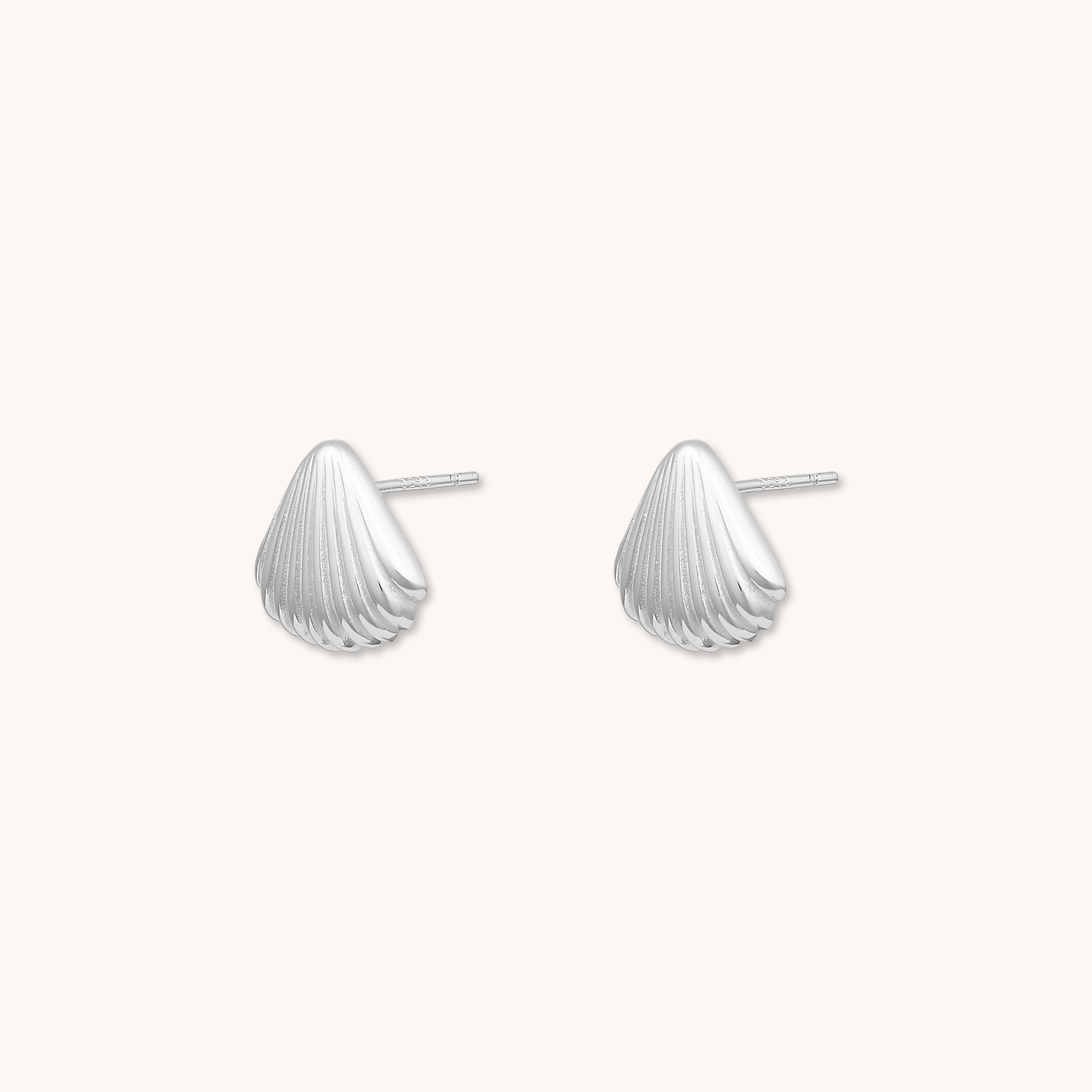 Shell Earrings Silver